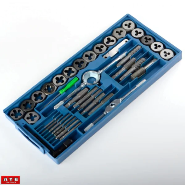 TAP AND DIE SET 40PC ALLOY SAE