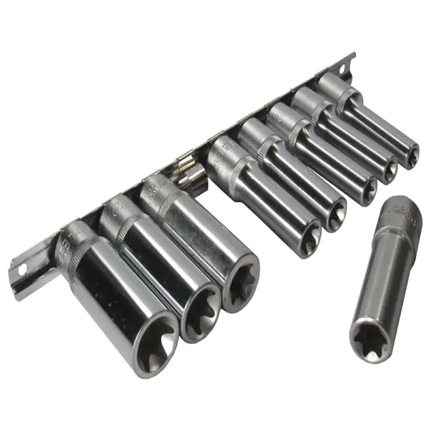 SOCKET SET STAR FEMALE DEEP 9PC