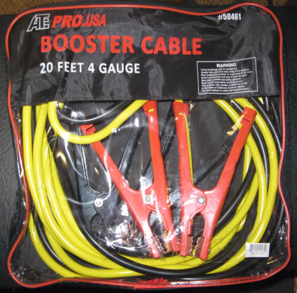 JUMPER CABLES H.D 4G 20FT A.T.E