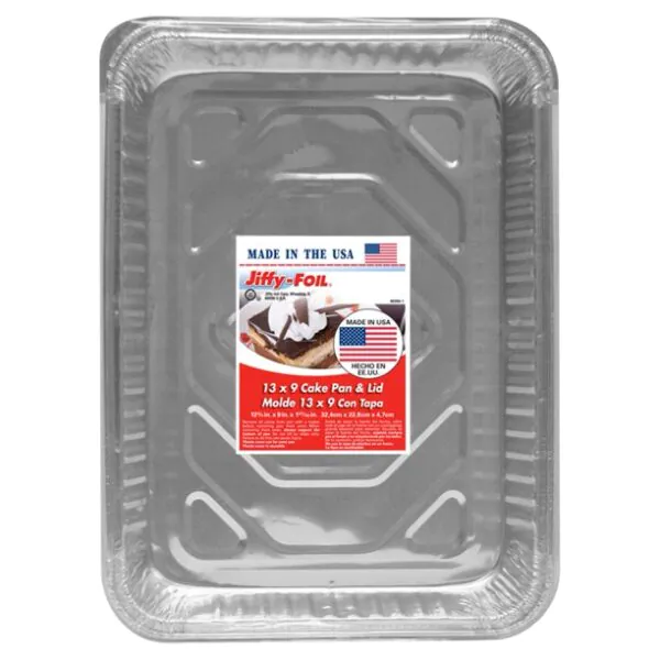 CAKE/UTILITY PAN W/LID  13" X 9"