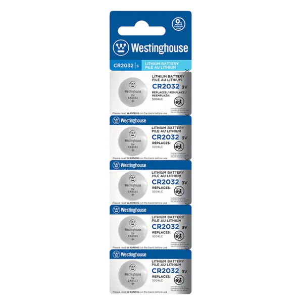 LITHIUM COIN CELL CR2032 3V-5PACK