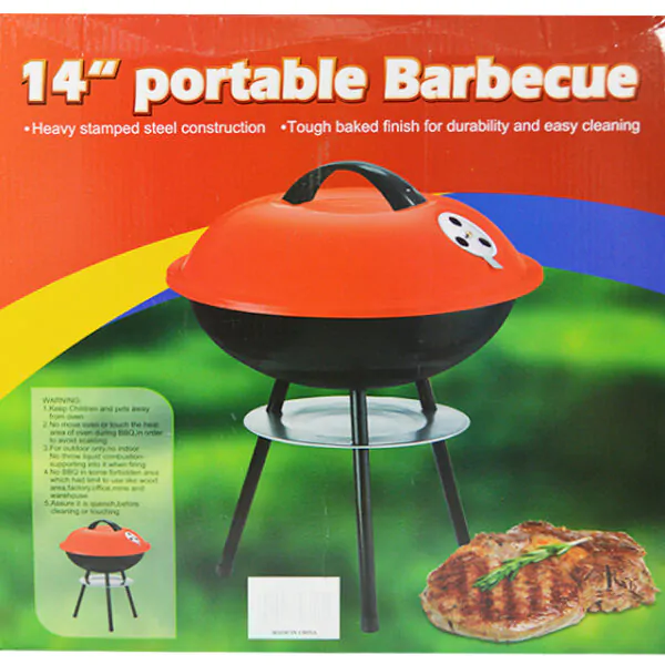 PORTABLE BBQ PIT 14"