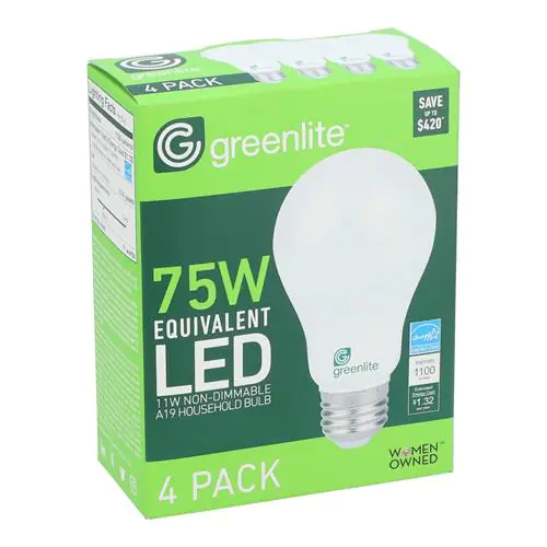 LED BULBS BRIGHT WHITE 4PK 75W