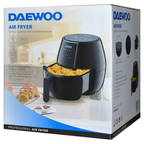 DIGITAL AIR FRYER 1400W BLACK 4L