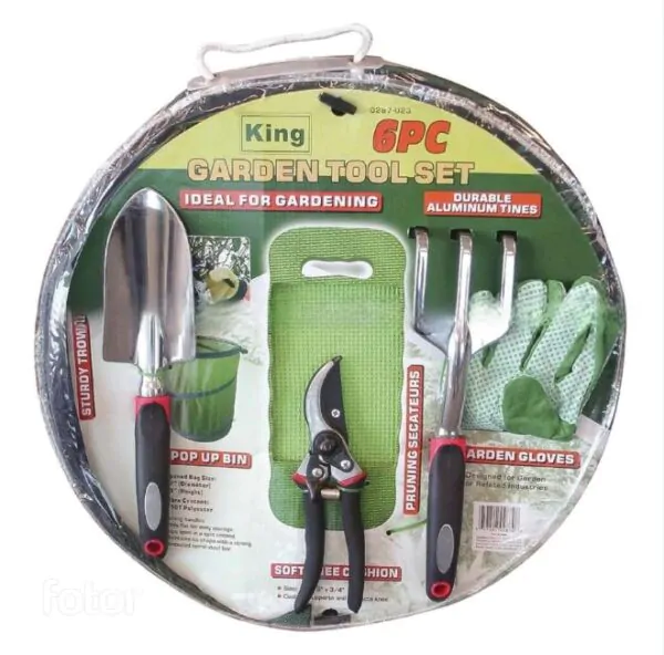 GARDEN TOOL SET 6PC