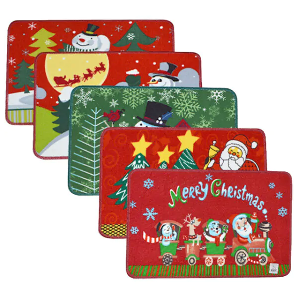 FLOOR MAT 15"x23"ASST CHRISTMAS DESIGN
