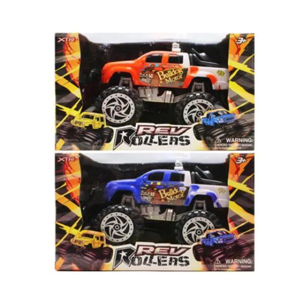 BIG WHEELS PICK UP TRUCK BLACK 7.25