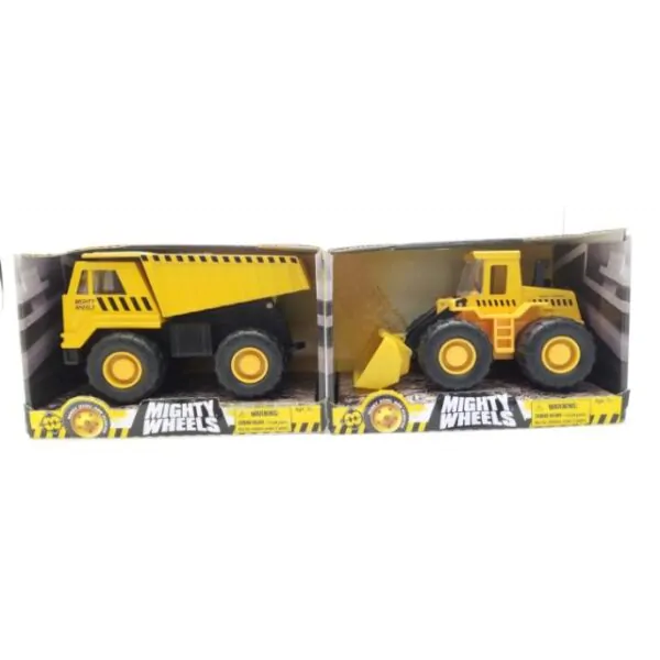 TOY FRONT LOADER/DUMP TRUCK 7" ASST