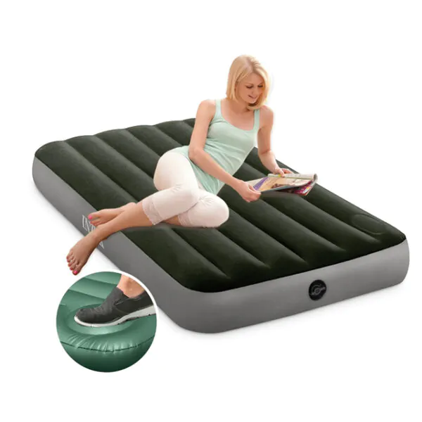 FULL DURA BEAM DOWNY AIRBED W/FOOT PUMP