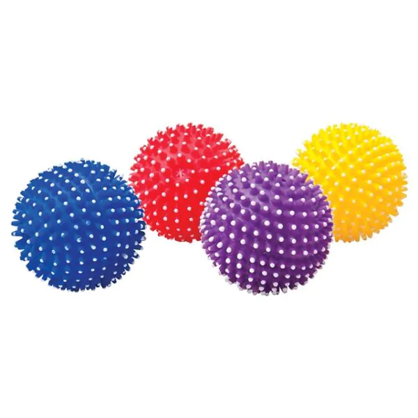 PET BALL SQUEAKY AND SPIKY 8CM