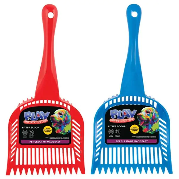 PET LITTER SCOOP PLASTIC ASST