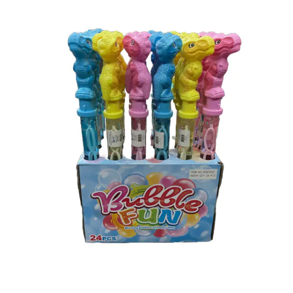 DINOSAUR BUBBLE WAND 39x25.2x16.8CM ASST W/DISPLAY