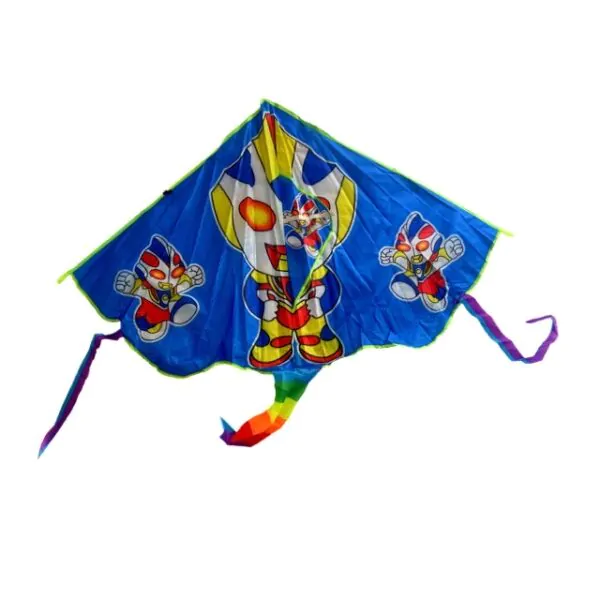 KITE W/30M STRING ASST CARTOON CHARACTERS 115CM