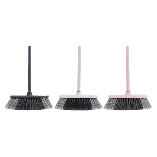 BROOM INDOOR & OUTDOOR 12.5"X 51" W/METAL STICK