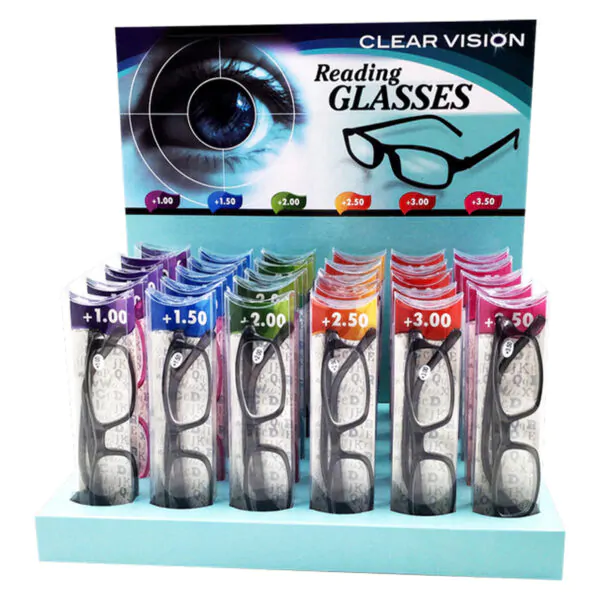 READING GLASSES 30PCS W/DISPLAY