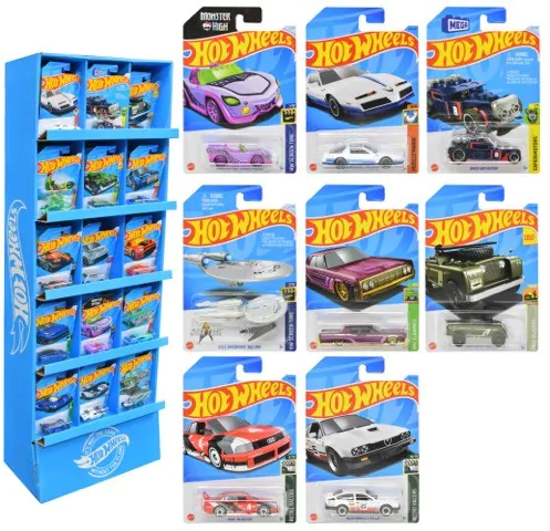 MATTEL DP HOT WHEELS CARS 60PCS/FLOOR DISPLAY